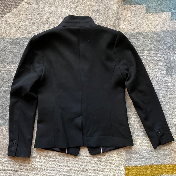 UNTIL 6/20! Ann Taylor LOFT Knit Blazer Black 00P - Picture 4 of 5